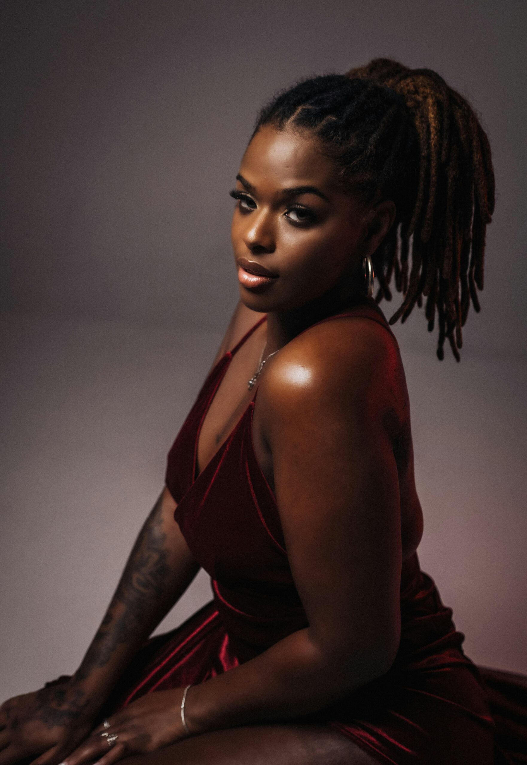 Gentle lather and rinse on locs
